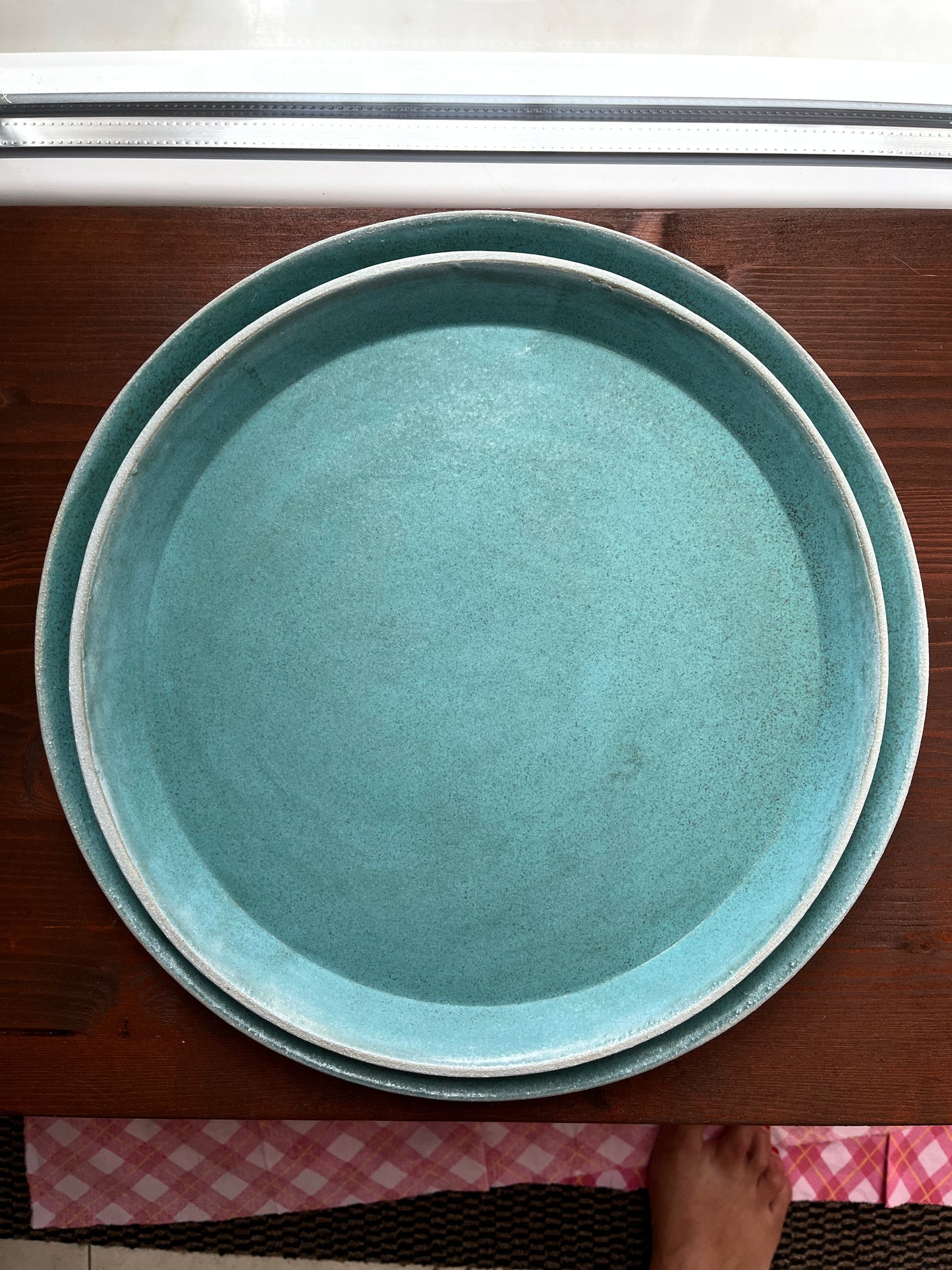 Piatto extra large “Turquoise”
